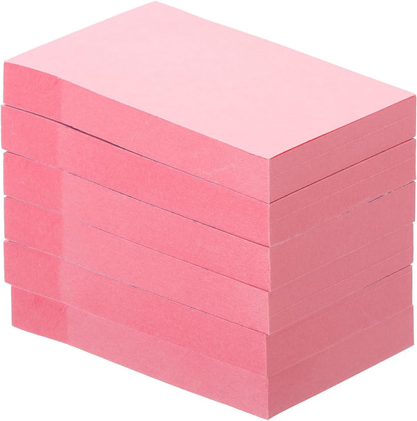 PATIKIL 2 x 3 Inch Sticky Notes, 6 Pack Self-Stick Note Pads, 100 Sheets/Pad, Bright Color for Office