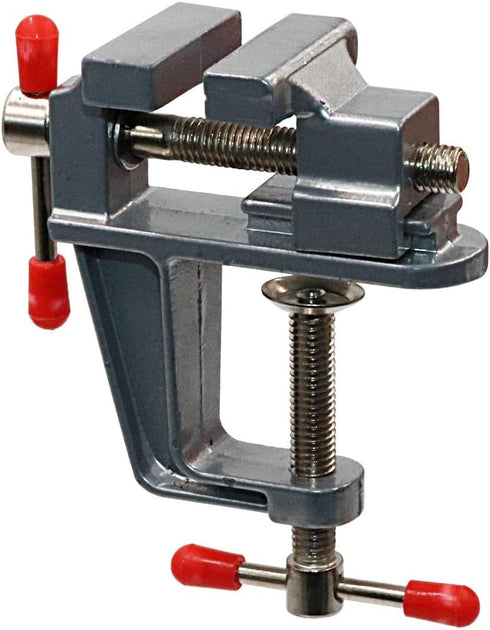 Mini Jeweler Table Clamp, Small Hobby Bench Vise for Woodworking and Metalworking Crafts