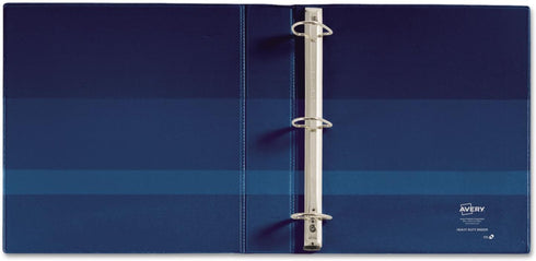 Avery 79805 EZD Nonstick View Binder, Navy, 1-1/2-Inch Capacity, 8-1/2-Inch x 11-Inch