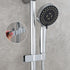 Fox Baby 20-25MM Adjustable Shower Head Holder for Slide Bar,Universal O.D, Rail Head Bracket Holder for Slide Bar