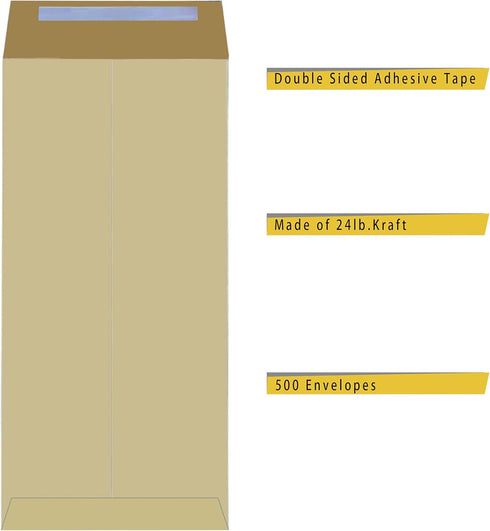 Cashier's Deposit Report Envelopes for Stores, Banks, and Retail Businesses (500)