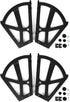 4Pcs Set Shoes Drawer Cabinet Hinges Flip Frames, / Home Furniture Turning Rack Accessory Black Shoe Cabinet