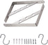 10", 2 2 Pack YUMORE Stainless Steel Shelf Bracket Heavy Duty Solid Shelf Support Corner Brace Joint Right Angle