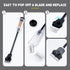 FOSHIO Multi-Purpose Window Tint Removal Tool Set with Long Handle Razor Blade Scraper, 20 Bonus Razor Blades