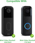Pefecon Anti-Theft Blink Doorbell Mount, Drill-Free Door Mount for All-New Blink Video Doorbell, Non-Blocking Motion