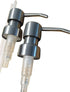 Stainless Soap Dispenser Pumps - 2pk Replacement for Bottles or Mason Jars