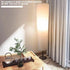 FERCAISH Bulb Paper Floor Lamp Shade, Foldable and Minimalist Style Rice Paper Lamps Classic Modern Paper Floor Light