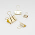 Binder Clip, Paper Binder Clips Assorted Sizes, 84 Pack (Gold) for Office School