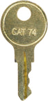 CAT74 33043 74 (Pack 6) Dispenser Keys for Toilet Paper Towel Janitor Cat Dispenser