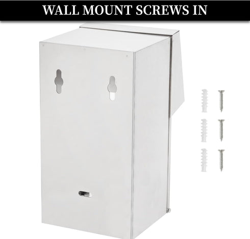Desyeryamimi Commercial Toilet Paper Tissue Dispenser Dual Rolls Toilet Paper Holder with Lock,Heavy Duty Stainless