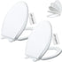 Angol Shiold 2-Pack Elongated Toilet Seat Soft Close & Quick Release, White