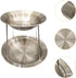 HRYUBTC Seafood Stand Seafood Tray Rack Stainless Steel Tray Stand for Dessert Wedding Birthday Deep Basin(Deep Basin)