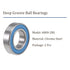 2pcs Deep Groove Ball Bearing 6800-2RS, Chrome Steel Bearings for Skateboards, Inline Skates, and Scooters
