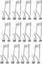 YHXiXi 12PCS 60x22mm Stainless Steel Recessed Lighting Spring Clip Fixed Pendant Light Fixtures