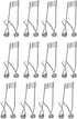YHXiXi 12PCS 60x22mm Stainless Steel Recessed Lighting Spring Clip Fixed Pendant Light Fixtures