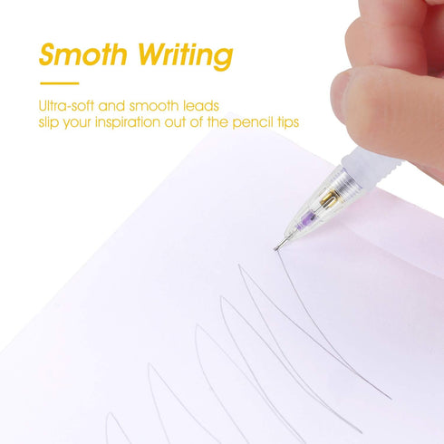 Baile Automatic Mechanical 0.5mm Led Pencils Set, Eno 4 Colors