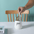 LEEOTYI Ceramic Farmhouse Pen Holder, 16 oz Pencil Organizer, White