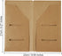 Moterm Kraft File Folder + Zipper PVC Pouch, Storage Bag for Travelers Journal Accessories Pack