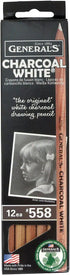 General's Charcoal White Pencils