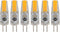 Mokernali 6 Pcs G4 Light Bulbs, 2W 110V Bi-Pin G4 LED Bulbs, Wall