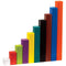 hand2mind Foam Cuisenaire Rods Introductory Set, Fraction Bars, Montessori Number Rods, Counting