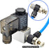 TAILONZ PNEUMATIC 3 Pack SL-3/8-N2 Push to Connect Air Line Fitting, 3/8 Inch OD 1/4 Inch NPT Elbow Valve