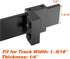 ZEKOO Steel Stopper Limit Device for Sliding Barn Door Hardware Track Roller Stop Kit Accessories