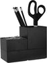 Bostitch Office Konnect Desk Organizer, Accessory Tray & Storage Cup Bundle for Desktop Storage (Black)