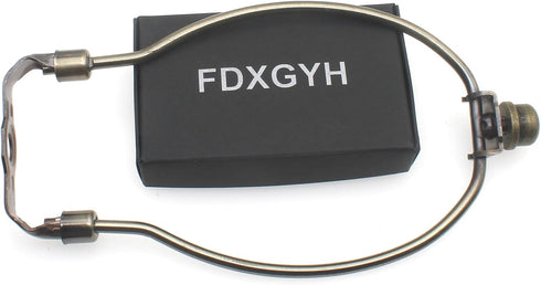 7 inch FDXGYH Lamp Shade Harp Holder Kit Heavy Duty Horn Frame Lampshade Bracket with Solid lamp finial Cap for Table