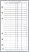 Personal Size Payment/Expense Record, Check Register, Sized for Filofax Personal Notebook