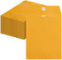 Clasp Envelopes 10x13, 100 Pack Goefun Manilla Envelopes, Heavy Kraft Paper, Brown Yellow Large Mailing