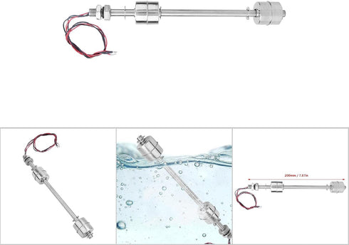 Stainless Steel Water Level Sensor Switch for Pool, Double Ball Water Level Controller (100mm / 3.94in)