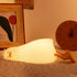 Dimmer Anywin Lying Flat Duck Night Light, Cute Light Up Duck Soft Silicone Nursery Night Lamp with Touch Control