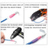 50PCS Heat Shrink Piggyback Spade Connectors, 16-14AWG Electrical Butt Terminals for Marine, Electronics, Automotive