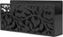 MyGift Black Metal Magnetic Dry Erase Marker Holder for Whiteboard Markers and Accessories Storage Basket Organizer