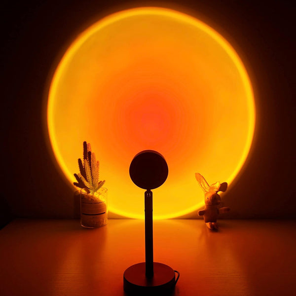 CORATED Sunset Lamp, Projector Sunset Light 180 Degree Rotation LED Night Light for Photography and Home Decor (Sunset