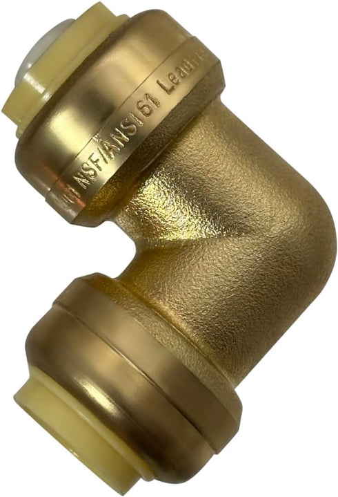 2 Pcs XFITTING Push Fit 1/2 Inch x 1/2 Inch Push Fit Elbow, 27-3-3=2XX by XFITTING