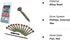 Velocity Concrete Screw Kit with RedSeal Moisture Barrier – Includes 12 High-Performance Concrete Screws, 1 Drill Bit,
