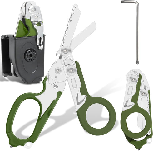 6-in-1 trauma shears - emergency responders, outdoor emergencies, medical staff, and outdoor
