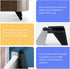 2pcs Luxshiny Aluminum Alloy Furniture Heightening Feet Anti-Slip Cabinet Legs with Scratch-Resistant Base Adjustable