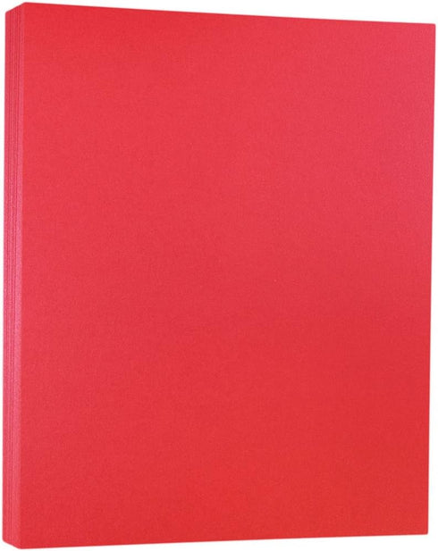 JAM PAPER Metallic 32lb Paper, Jupiter Red Stardream Metallic, 100 Sheets/Pack, 8.5 x 11