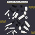 Hilitchi 360pcs M2 M3 M4 Male Female Nylon Hex Spacer Standoff Screw Nut Assortment Kit