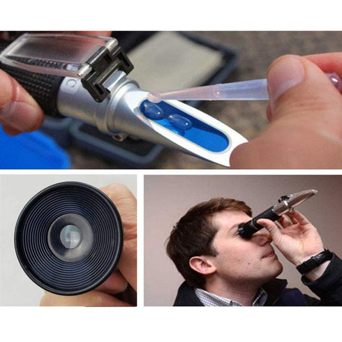 3-in-1 Antifreeze Tester for Checking Freezing Point and Concentration of Ethylene Glycol or Propylene Glycol