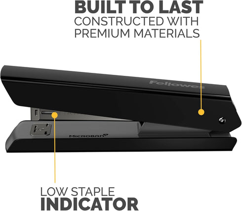 Fellowes LX820 Classic Desktop Stapler, 20 Sheet Capacity, Holds Full Strip of Staples, for Classroom, Home and Work,