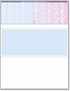 NextSecure Blank - Not Printed Check Stock for Laser/Ink-Jet, 500 Sheets Per Pack (Red-Blue Prismatic Top)