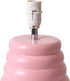 LT1168-RPK 12.68" Simple Designs Chic Glow Mini Stacked Ceramic Table Lamp, Monochromatic Fabric Shade, Small Accent