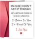 QLIYLIN Funny Romantic Love Card for Him Her - Sweet Encouragement Appreciation Card