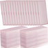 Fainne 24 Pcs Plastic Pencil Case, Frosted Pencil Box with Hinged Lid for School Office