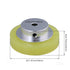 CNBTR 50x6mm Aluminum Silicone Industrial Encoder Wheel Meter for Rotary Encoder