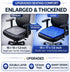 VIVAMINT Tailbone Large Gel Seat Cushion for Long Sitting, Cooling Gel Cushion for Office Chair, Sciatica Coccyx Pain